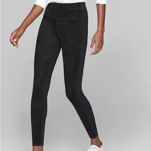 Athleta Black Suede Strut leggings